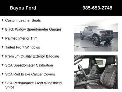 2026 Ford F-150 SCA Black Widow