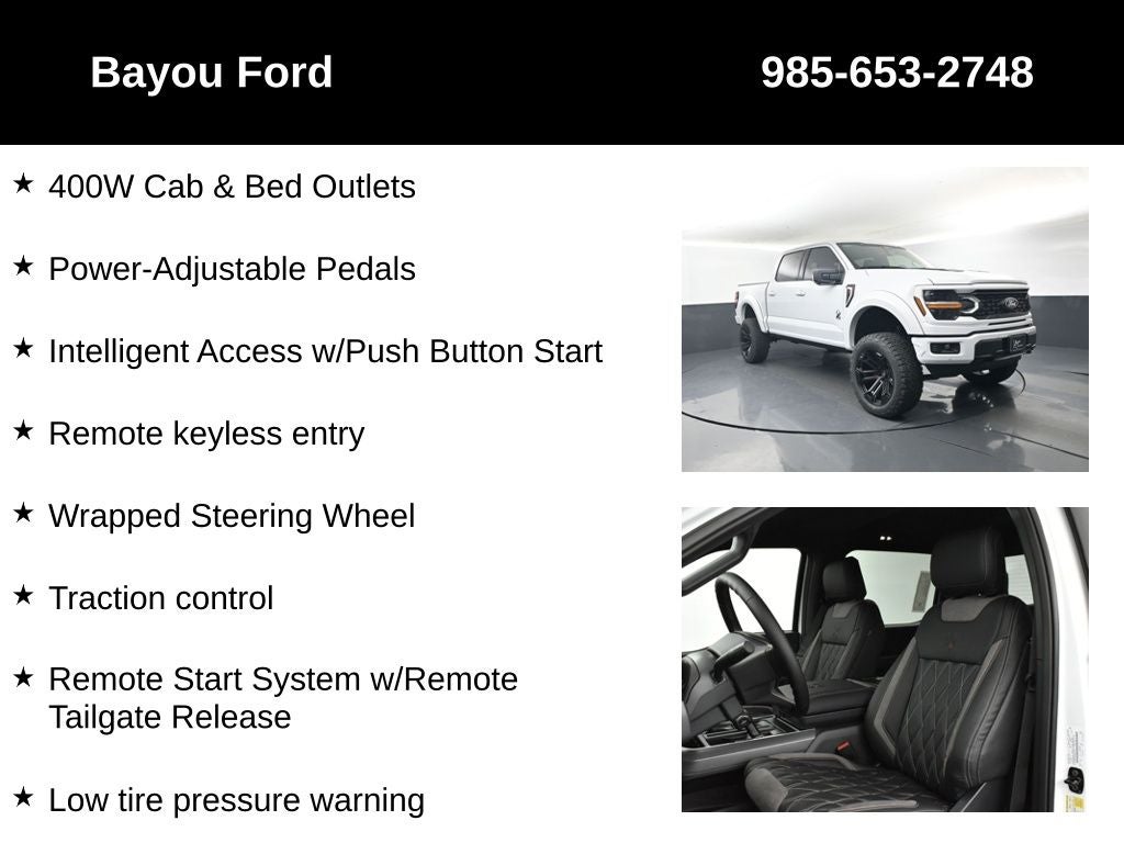 2025 Ford F-150 SCA Black Widow