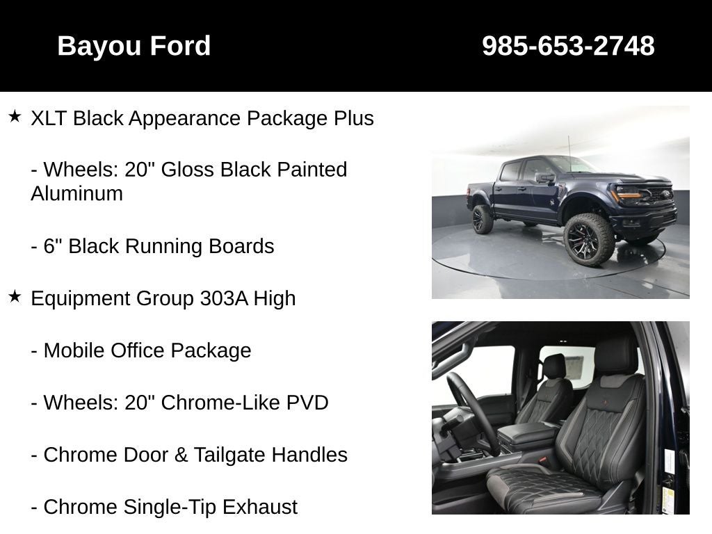 2025 Ford F-150 SCA Black Widow