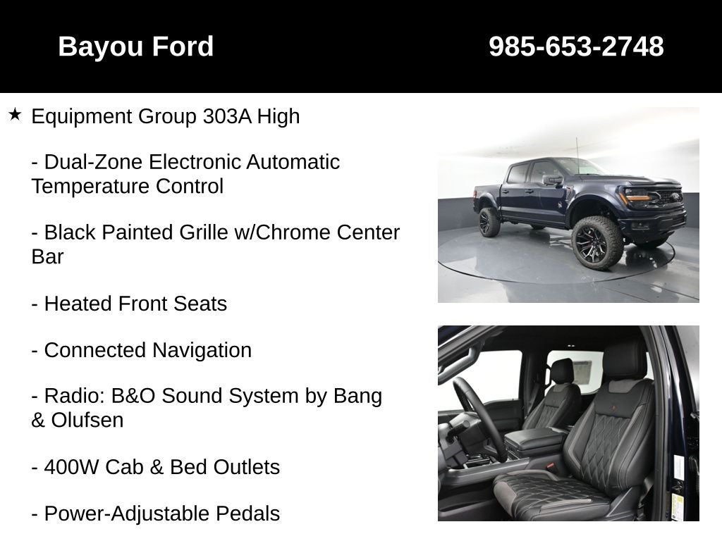 2025 Ford F-150 SCA Black Widow