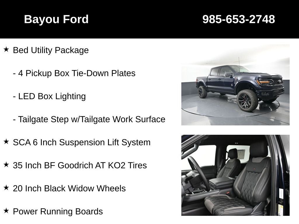 2025 Ford F-150 SCA Black Widow