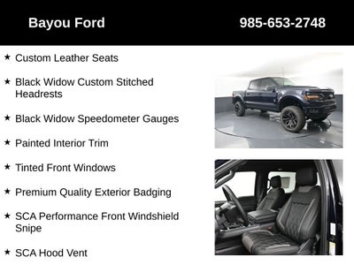 2025 Ford F-150 SCA Black Widow