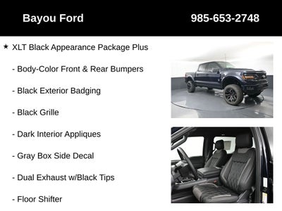 2025 Ford F-150 SCA Black Widow