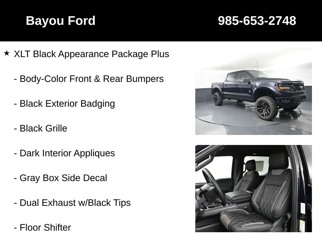 2025 Ford F-150 SCA Black Widow