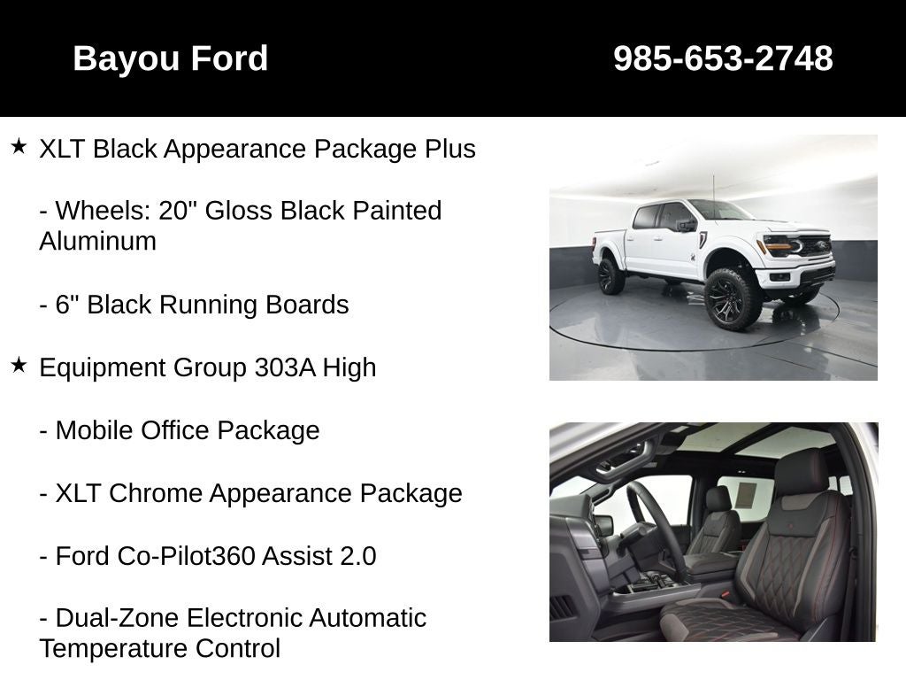2026 Ford F-150 SCA Black Widow