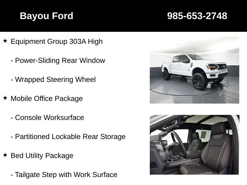 2026 Ford F-150 SCA Black Widow