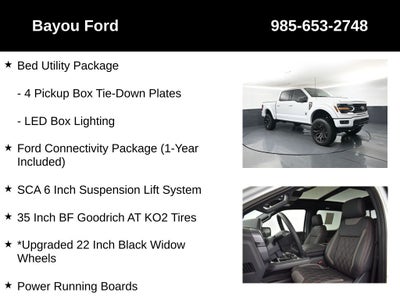 2026 Ford F-150 SCA Black Widow