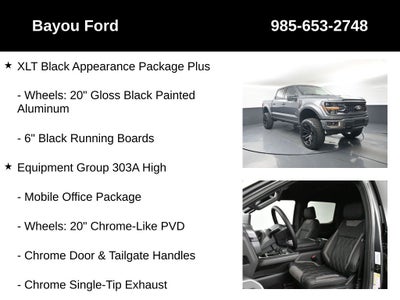 2025 Ford F-150 SCA Black Widow