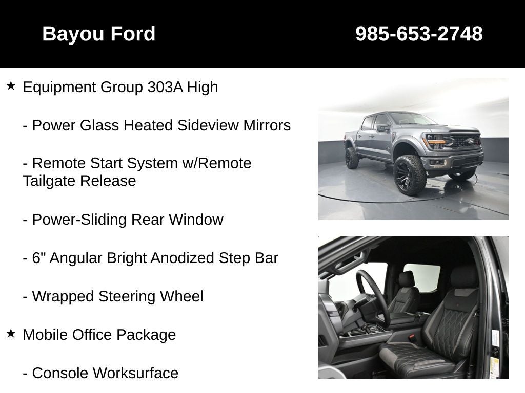 2025 Ford F-150 SCA Black Widow