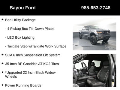 2025 Ford F-150 SCA Black Widow