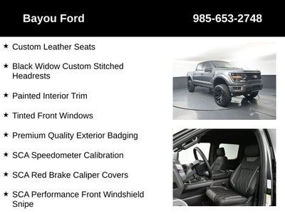 2025 Ford F-150 SCA Black Widow