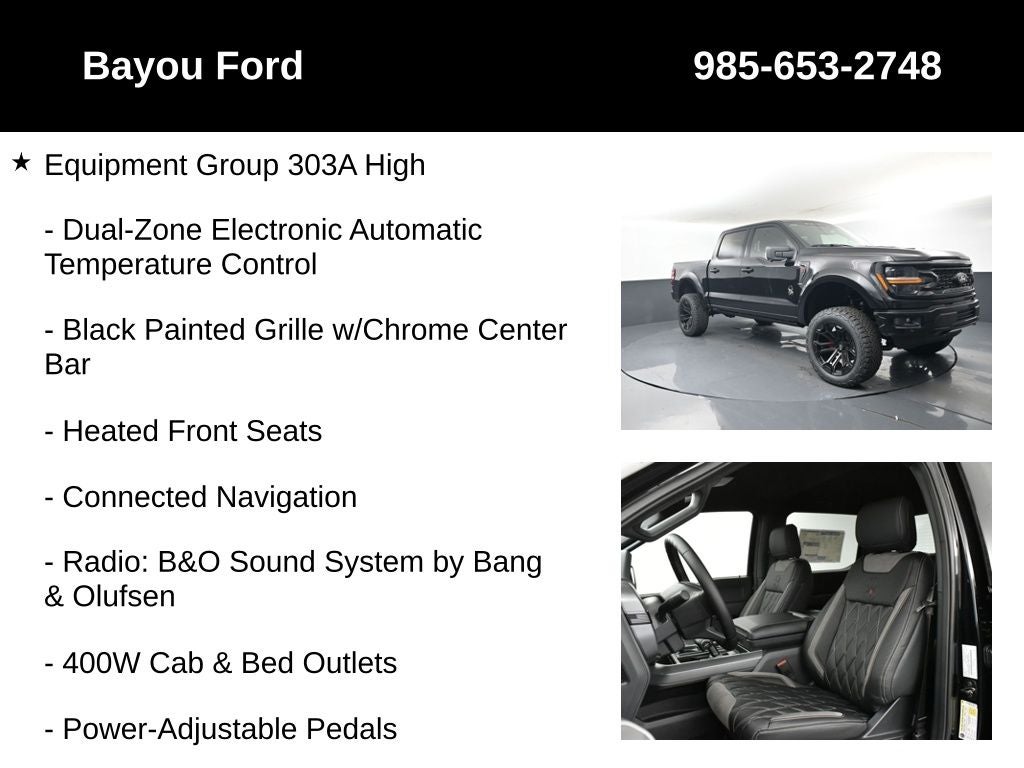 2025 Ford F-150 SCA Black Widow