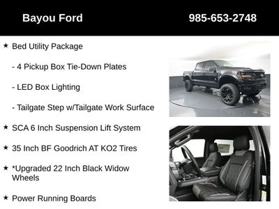 2025 Ford F-150 SCA Black Widow