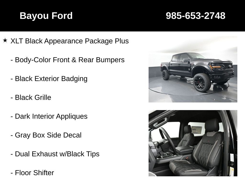 2025 Ford F-150 SCA Black Widow