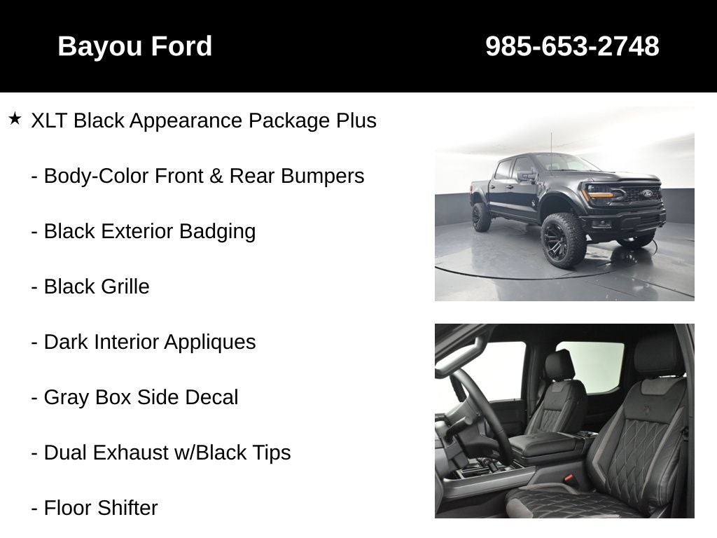 2025 Ford F-150 SCA Black Widow