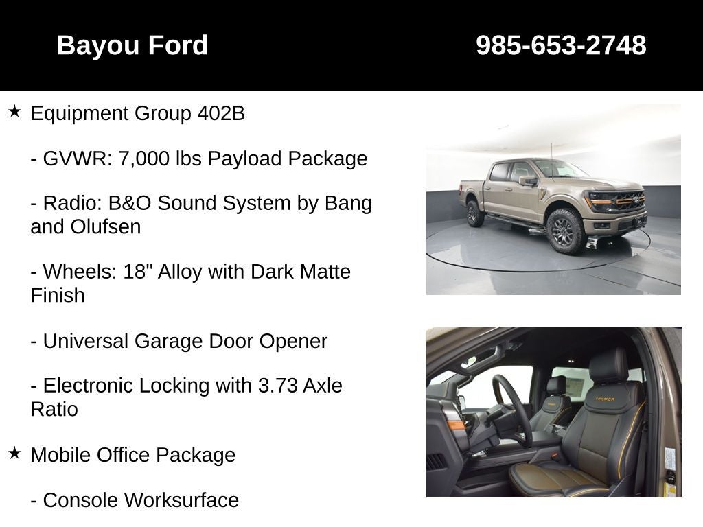2026 Ford F-150 Tremor 402B