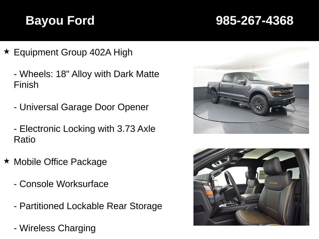 2026 Ford F-150 Tremor 402A
