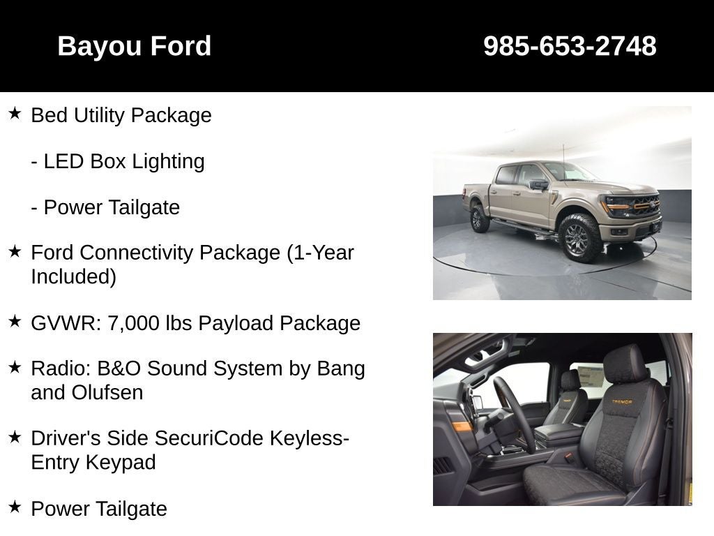 2026 Ford F-150 Tremor 401A