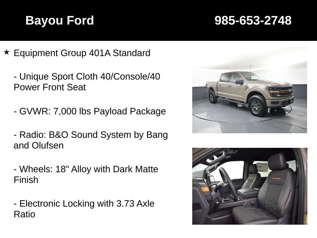 2026 Ford F-150 Tremor 401A