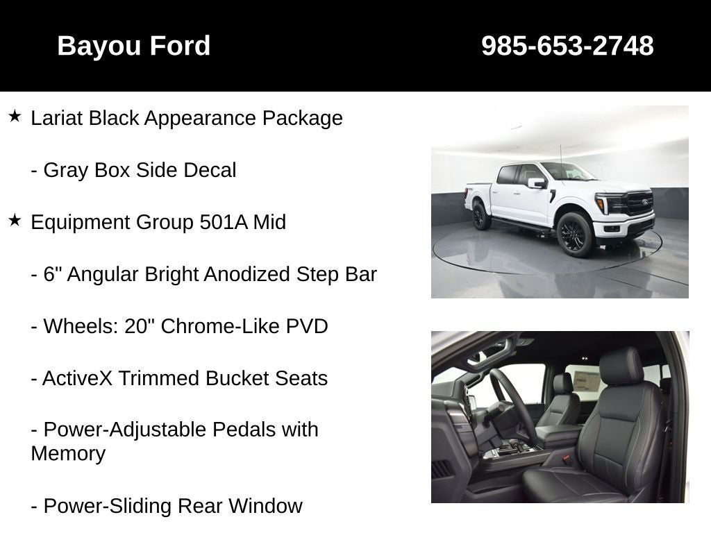 2026 Ford F-150 Lariat 501A