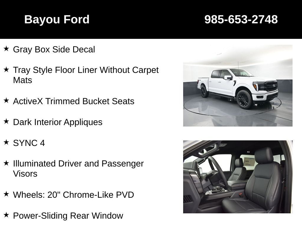 2026 Ford F-150 Lariat 501A