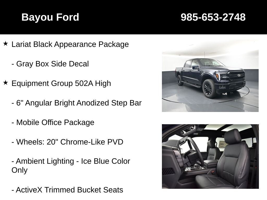 2026 Ford F-150 Lariat 502A