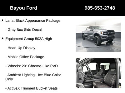 2026 Ford F-150 SCA Black Widow