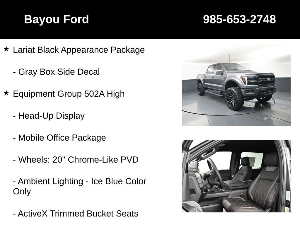 2026 Ford F-150 SCA Black Widow