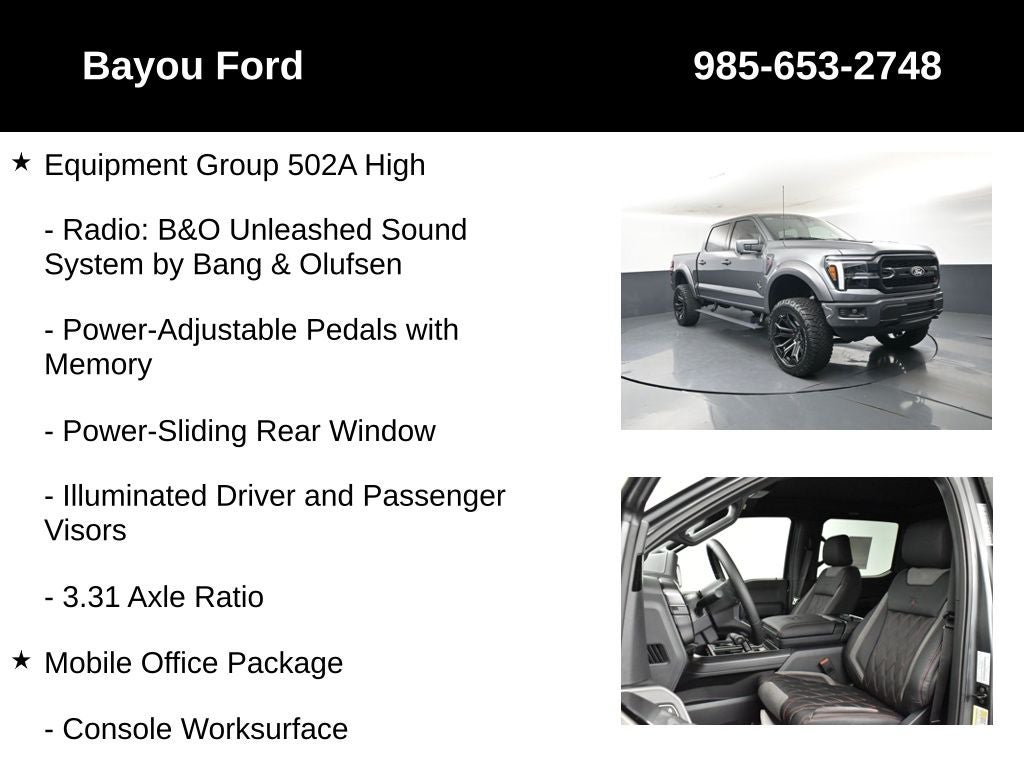 2026 Ford F-150 SCA Black Widow