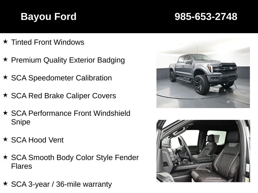 2026 Ford F-150 SCA Black Widow