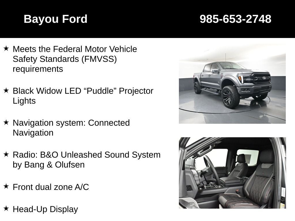 2026 Ford F-150 SCA Black Widow
