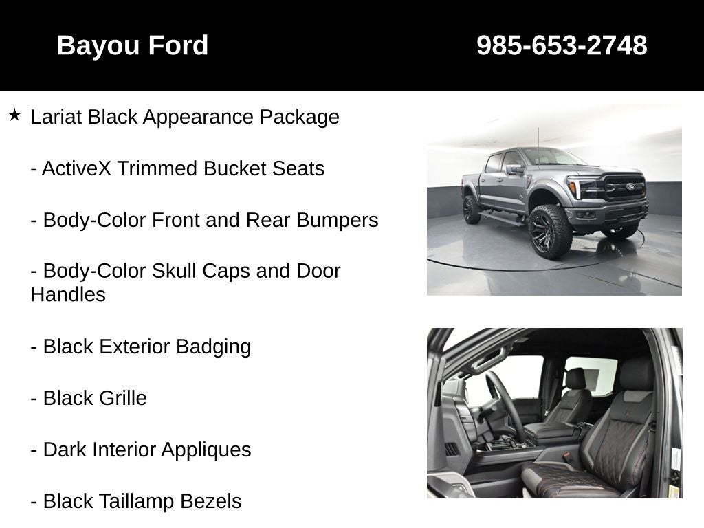 2026 Ford F-150 SCA Black Widow