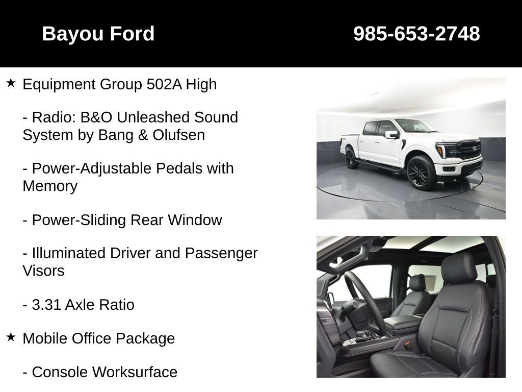 2026 Ford F-150 Lariat 501A