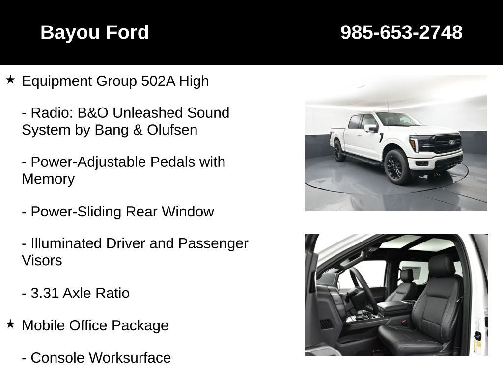 2026 Ford F-150 Lariat 502A