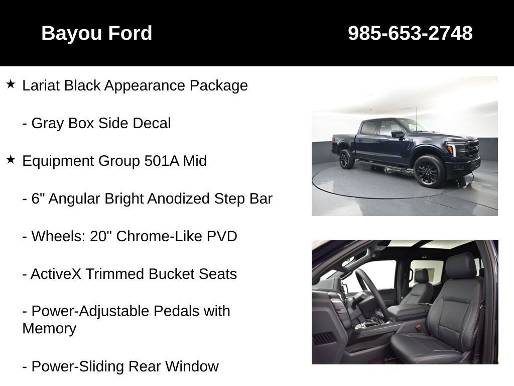 2026 Ford F-150 Lariat 501A