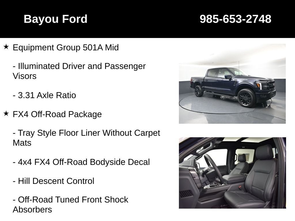 2026 Ford F-150 Lariat 501A