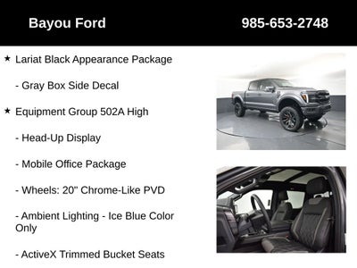 2026 Ford F-150 SCA Black Widow