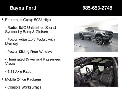2026 Ford F-150 SCA Black Widow
