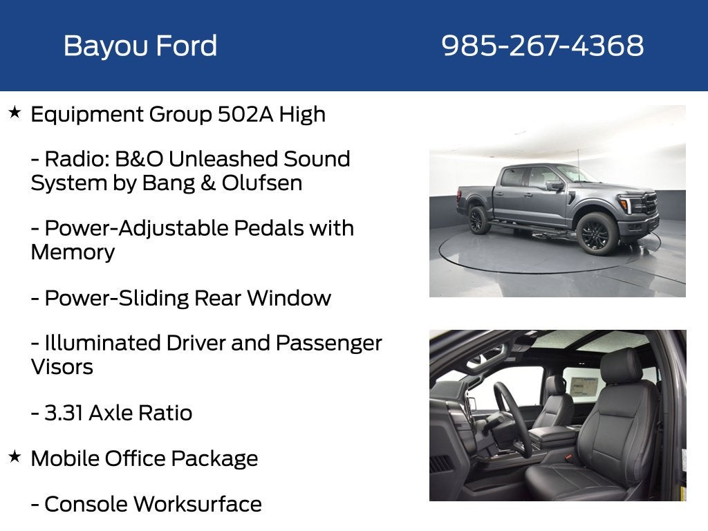 2026 Ford F-150 Lariat 502A