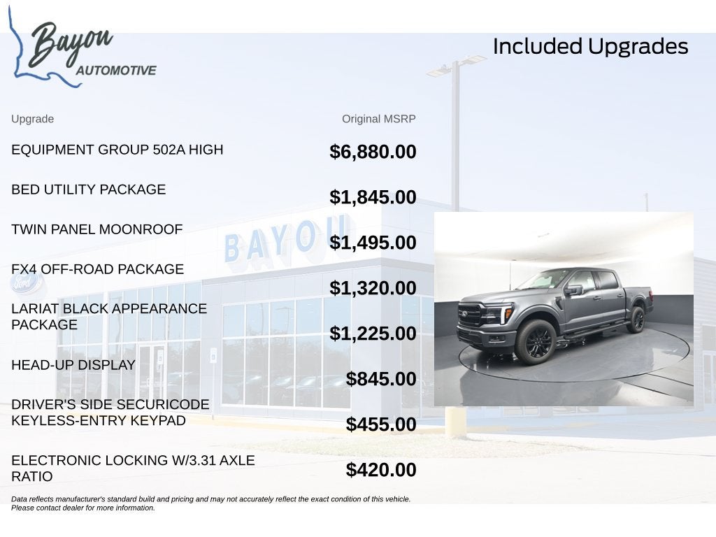 2026 Ford F-150 Lariat 502A