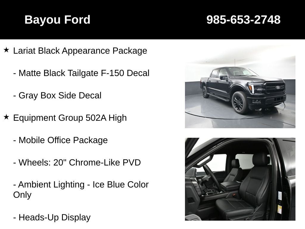 2025 Ford F-150 Lariat 502A