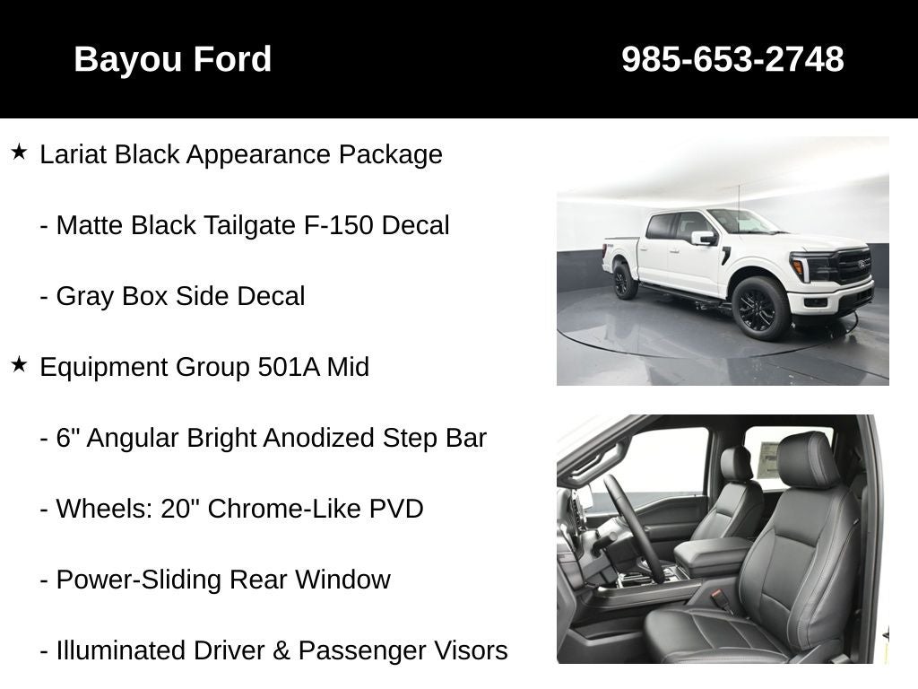 2025 Ford F-150 Lariat 501A