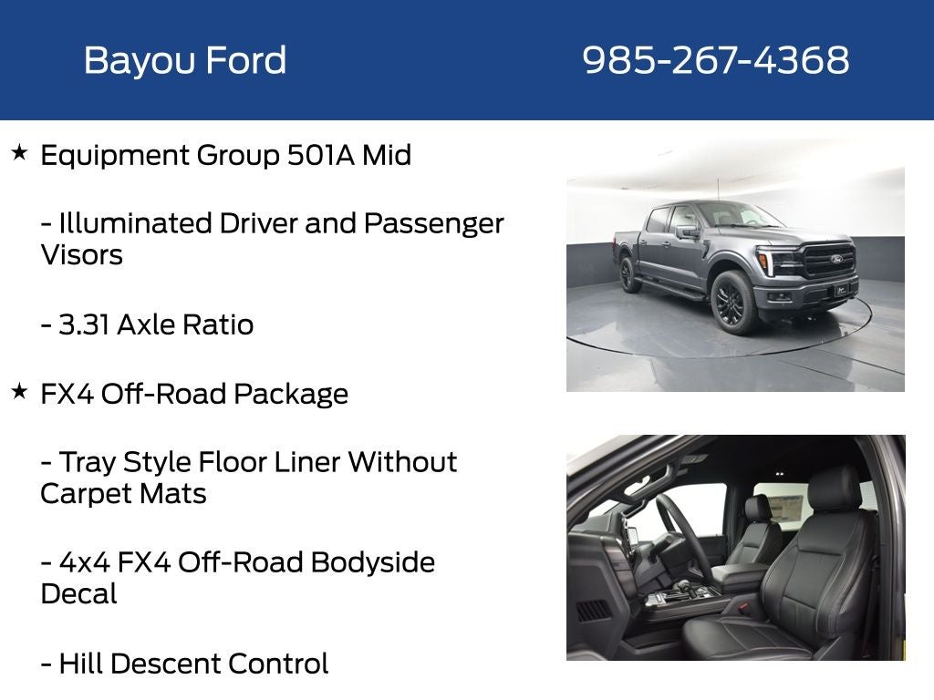 2026 Ford F-150 Lariat 501A
