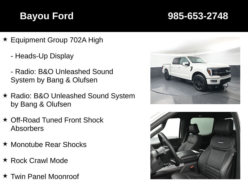 2025 Ford F-150 Platinum 702A