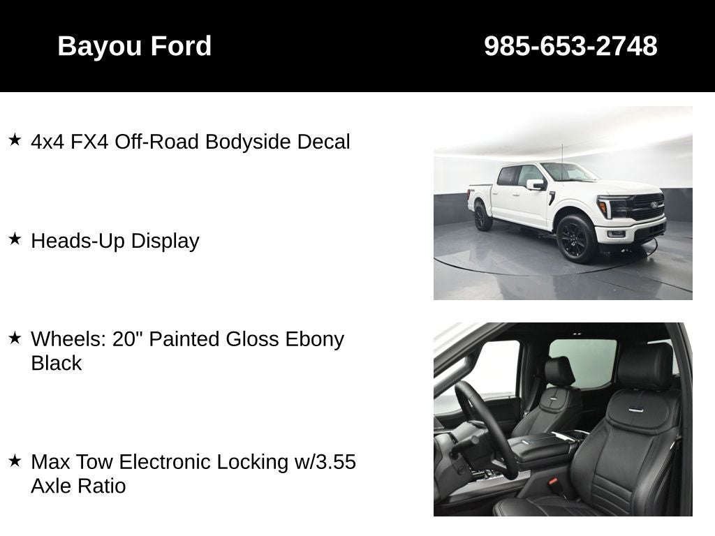 2025 Ford F-150 Platinum 702A