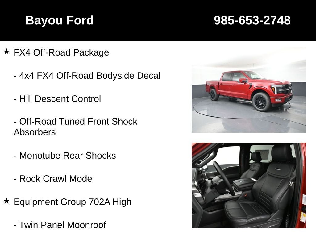 2025 Ford F-150 Platinum 702A