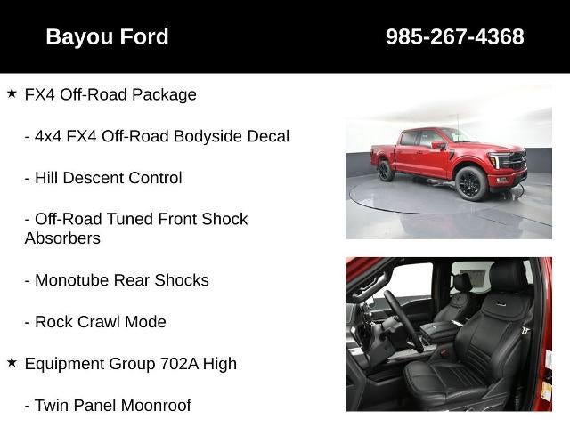 2025 Ford F-150 Platinum 702A