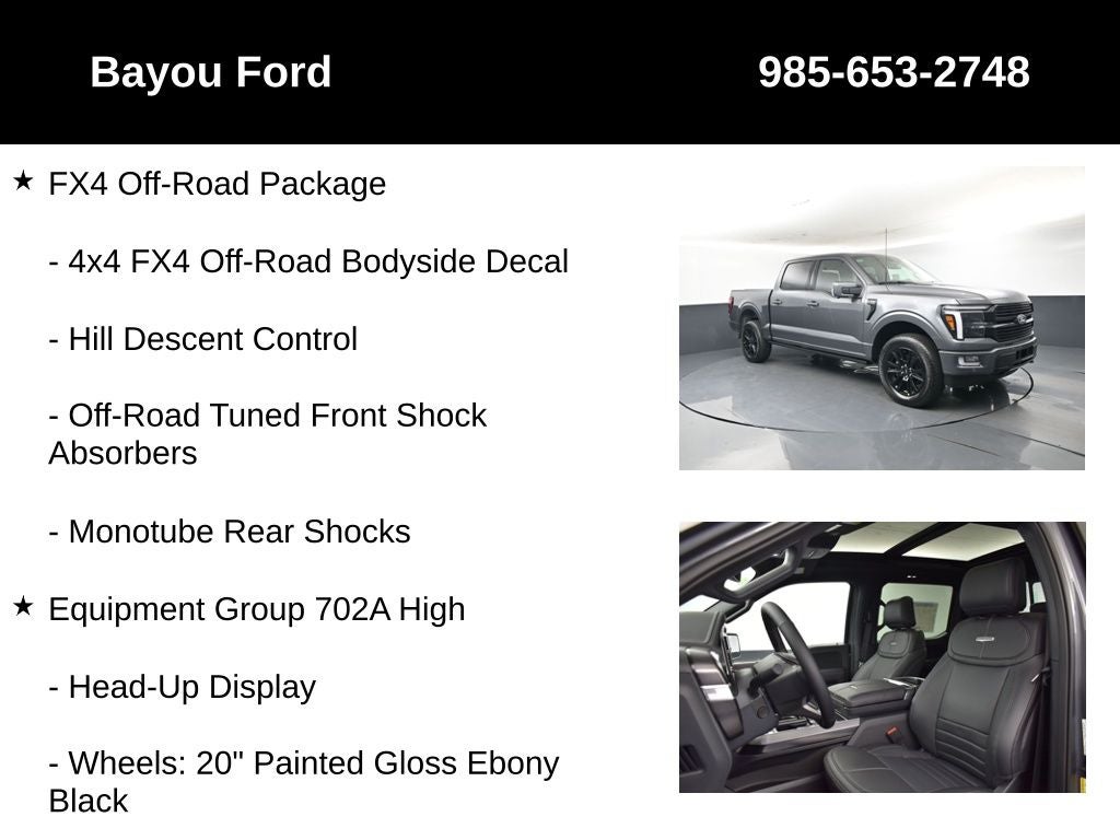 2026 Ford F-150 Platinum 702A