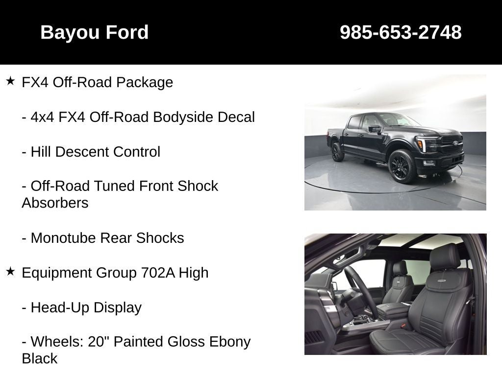 2026 Ford F-150 Platinum 702A