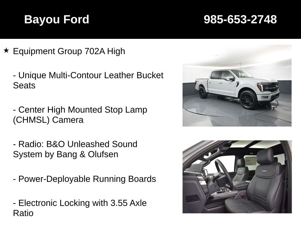 2026 Ford F-150 Platinum 702A